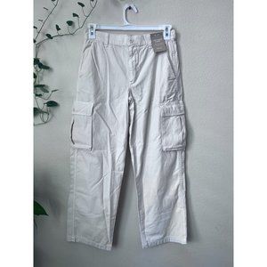 Madewell Womens Biege Low-Slung Cargo Pants Sz W27